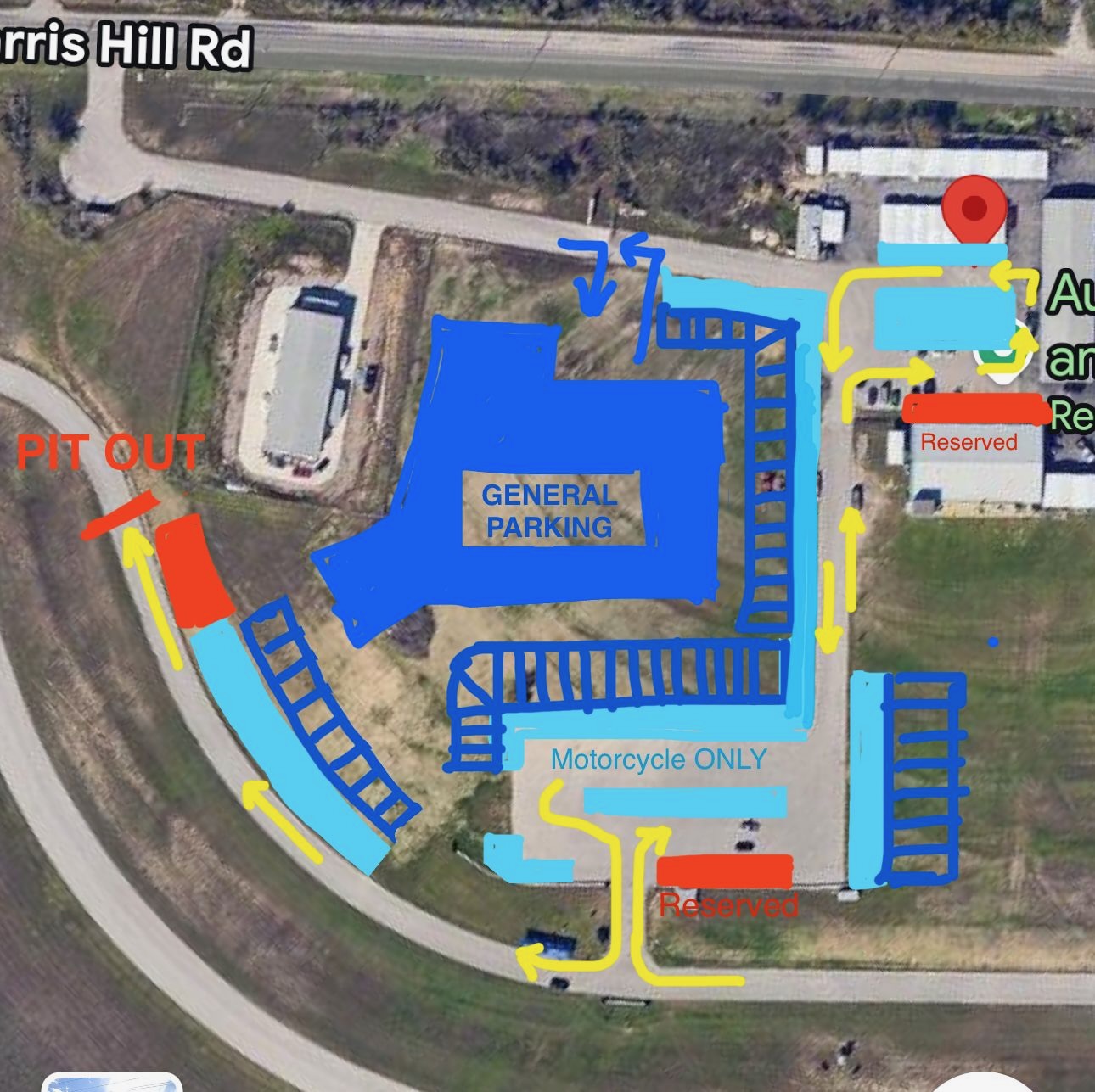 H2R Parking Map